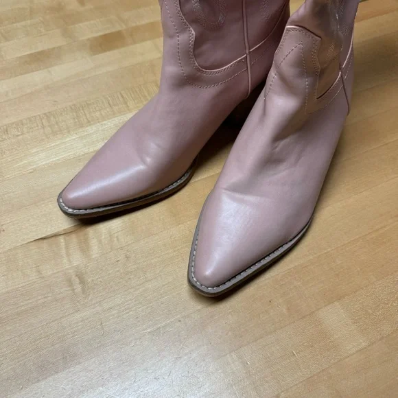 Pink Western-Style Women's Boots Size 10 EUC - Picture 2 of 5